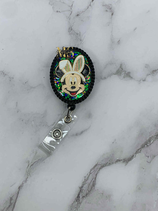 Bunny Mouse Badge Reel