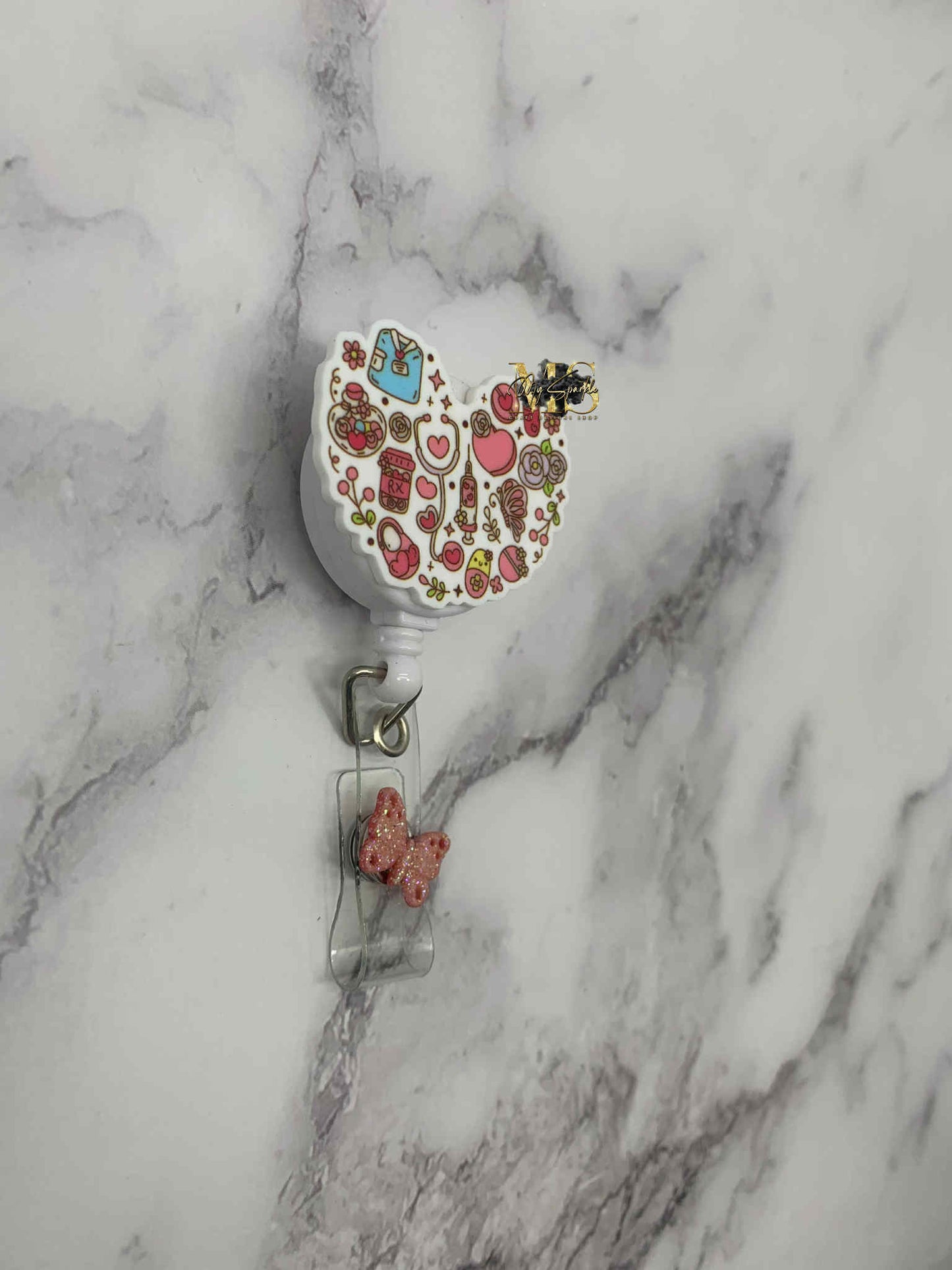 Pink Nurse/Doctor Badge Reel