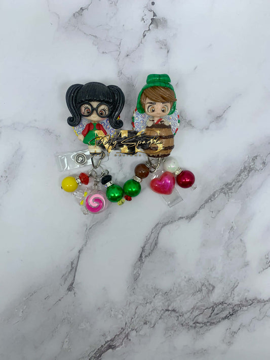 Funny Mexican Chavo Clay Badge Reel
