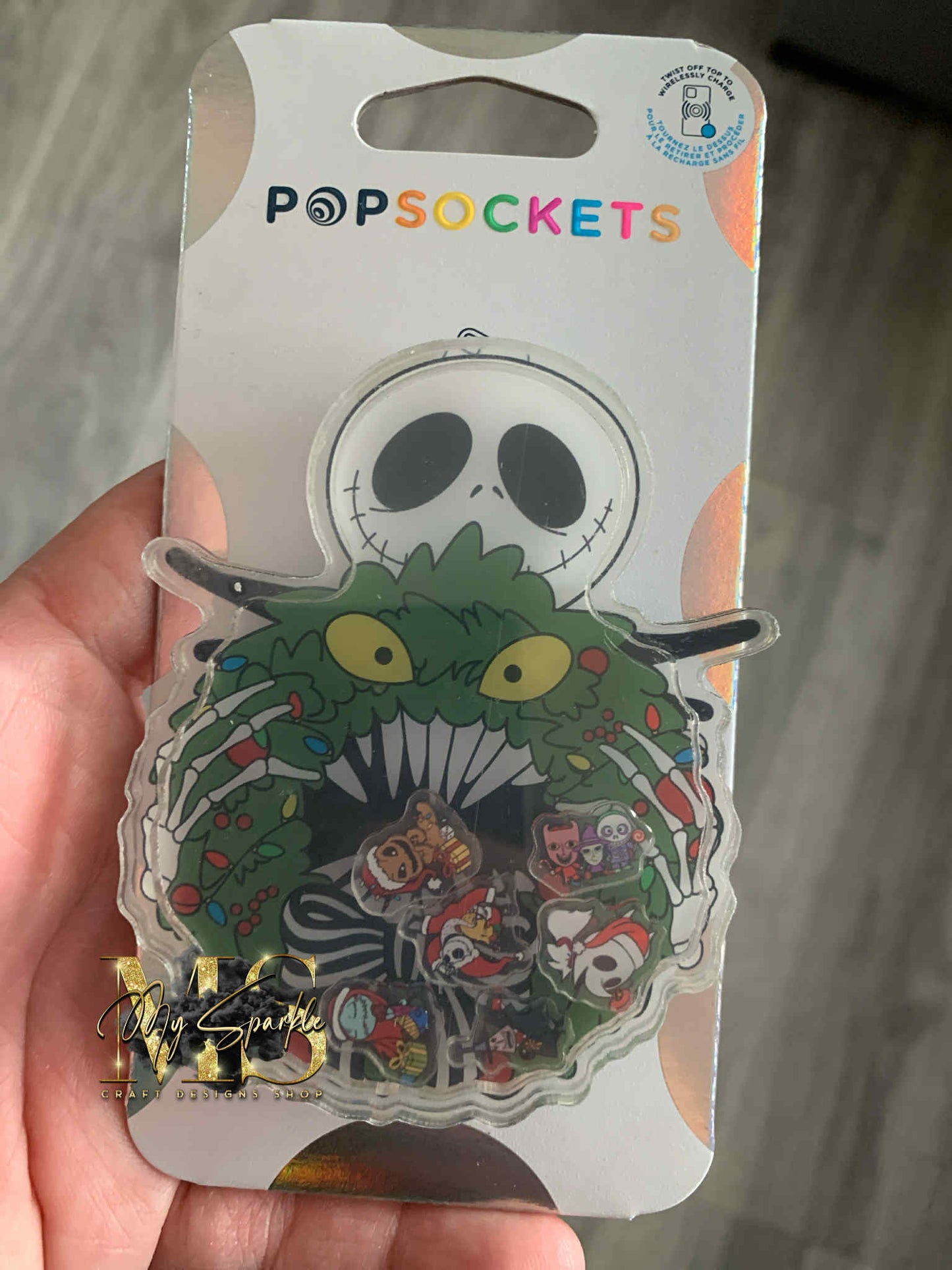 Christmas Cute Nightmare Pop Grip -NO LIQUID