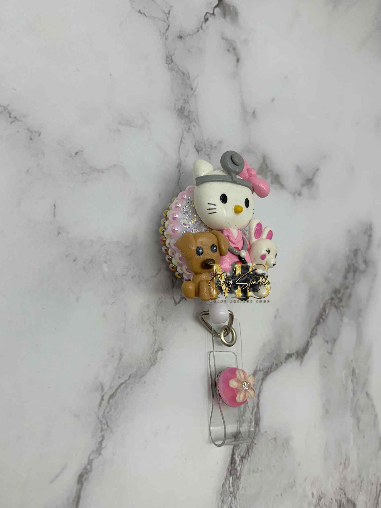 Doctor Kitty Clay Badge Reel