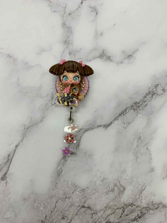 Baby Boo Clay Badge reel