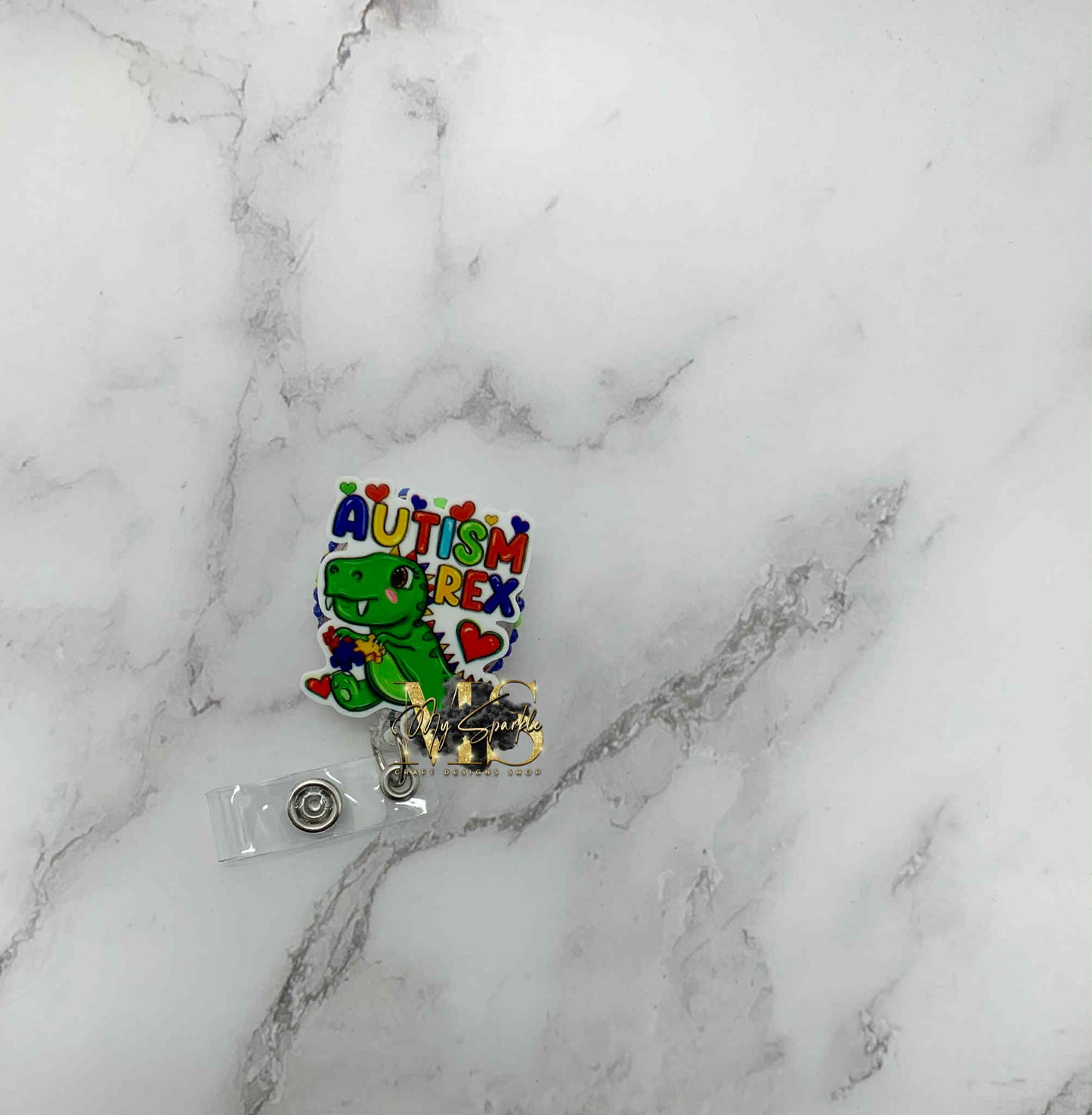 Autism Rex Badge Reel