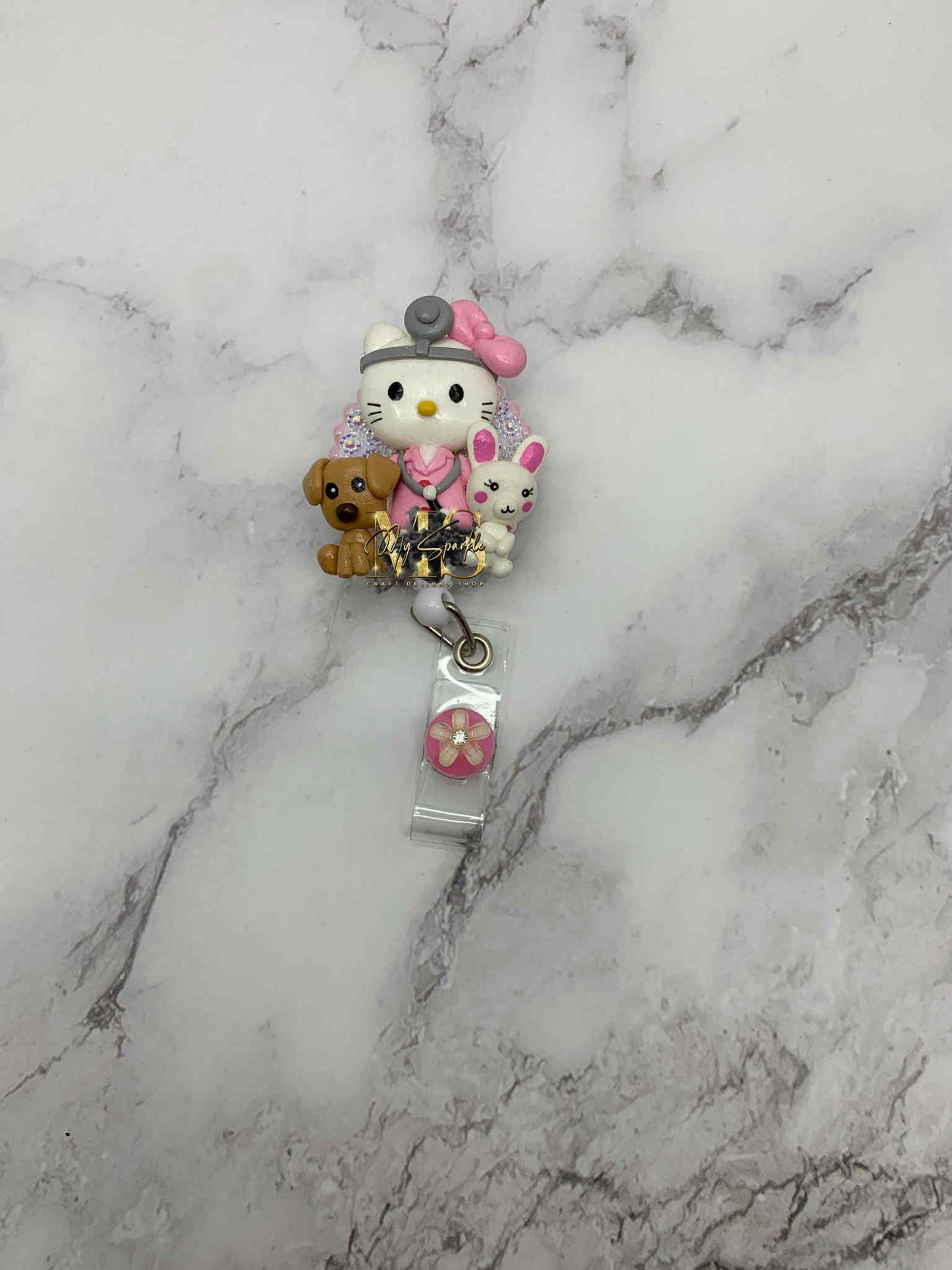 Doctor Kitty Clay Badge Reel