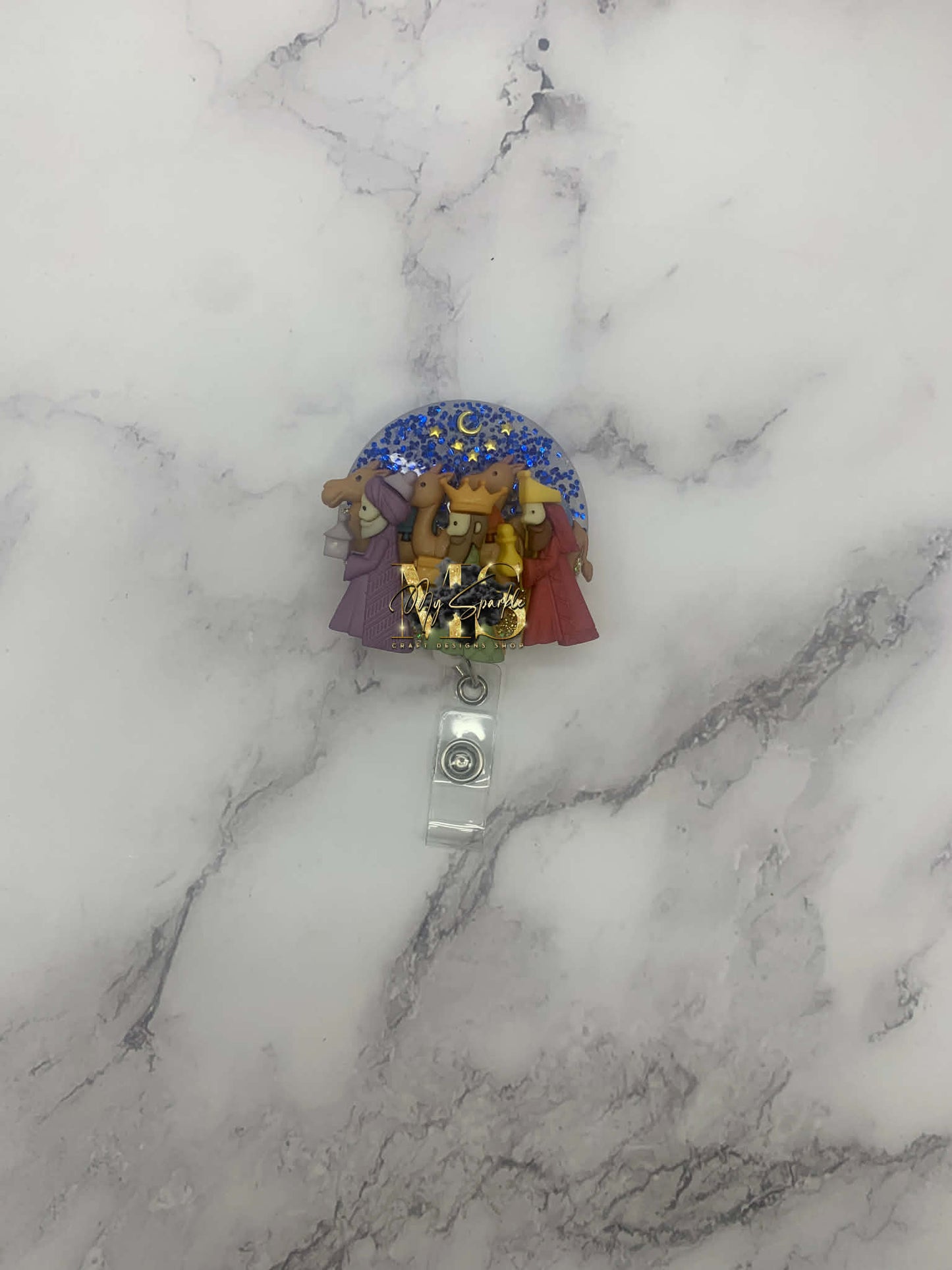 Christmas Three Wise Men Badge Reel