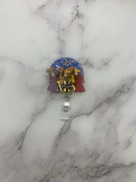 Christmas Three Wise Men Badge Reel