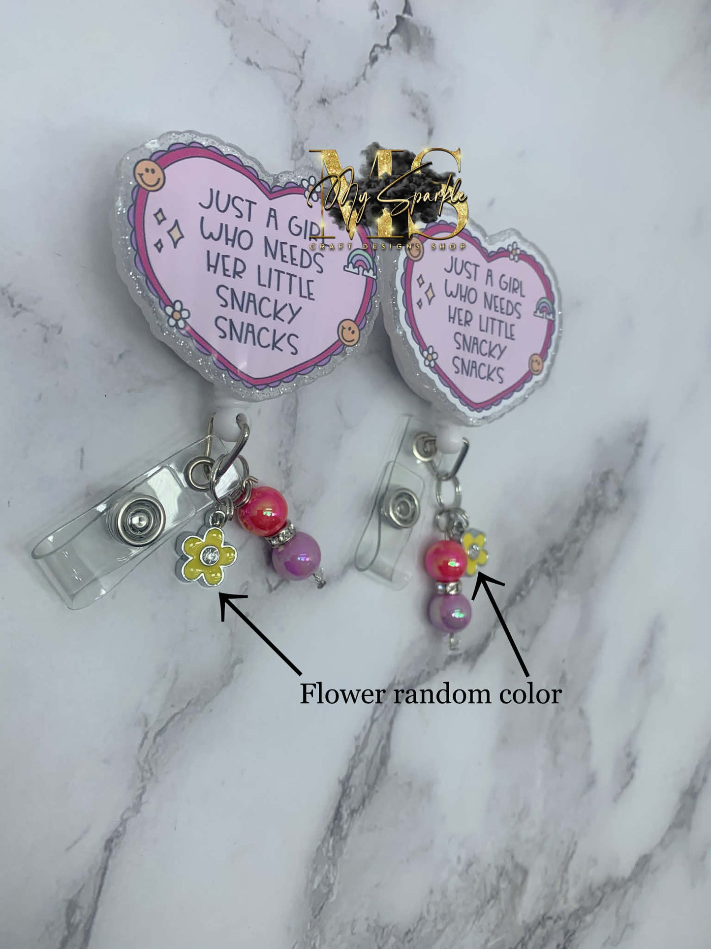 Just A Girl Who Needs Her Little Snack Snacks Badge Reel