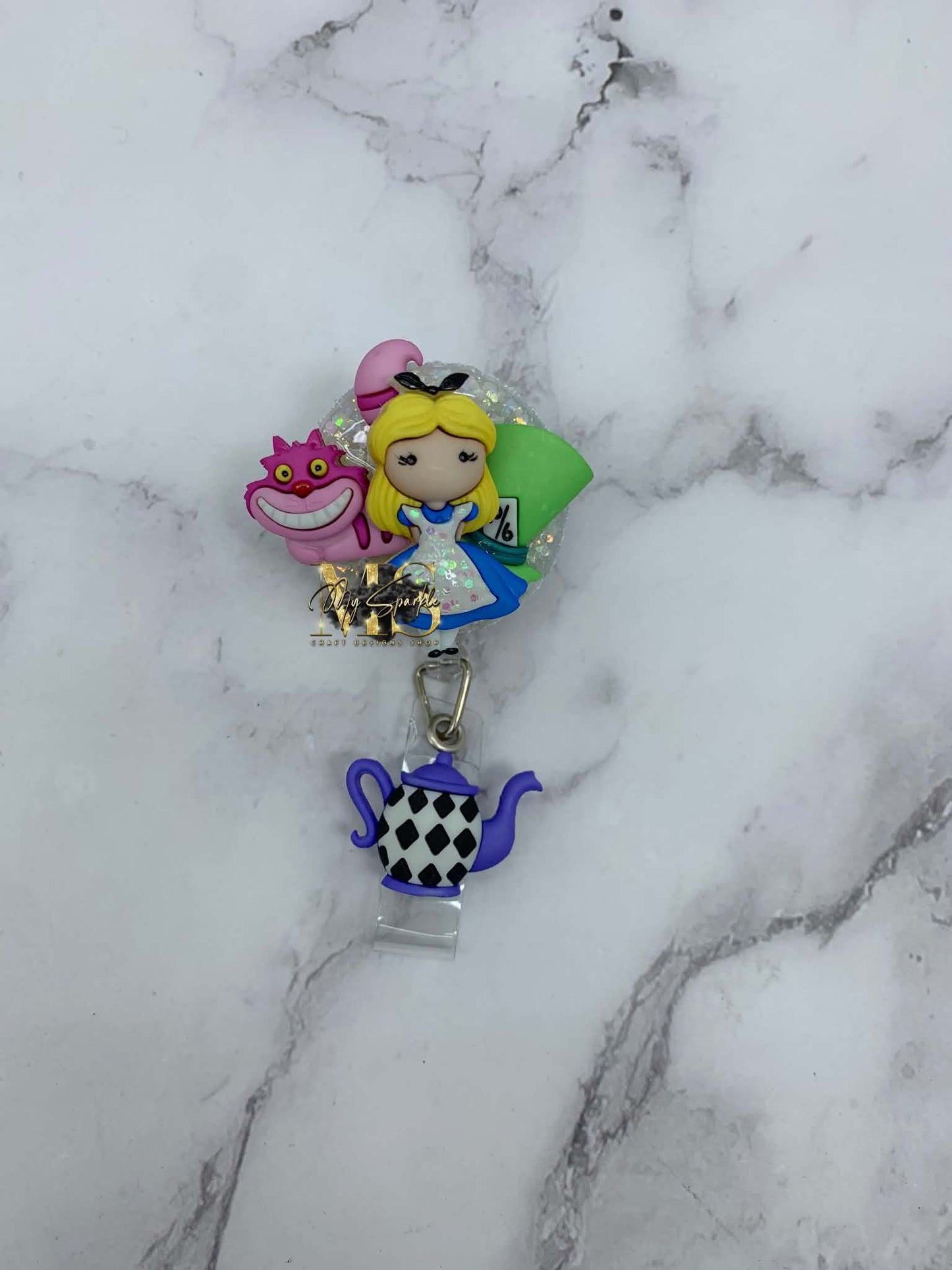 Princess Wonderland Clay Badge Reel