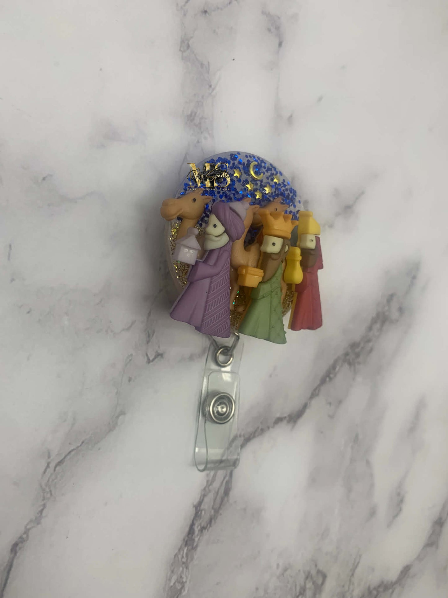 Christmas Three Wise Men Badge Reel