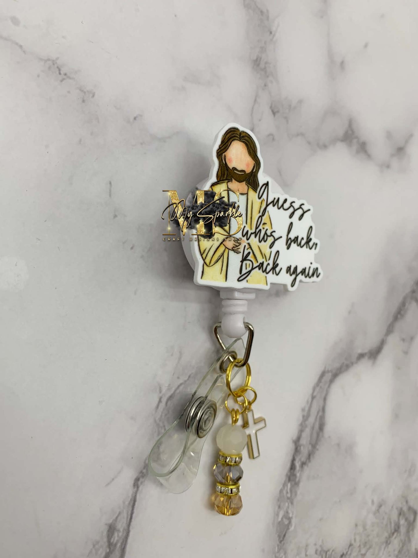 Guess Who's Back, Back Again Jesus Badge Reel