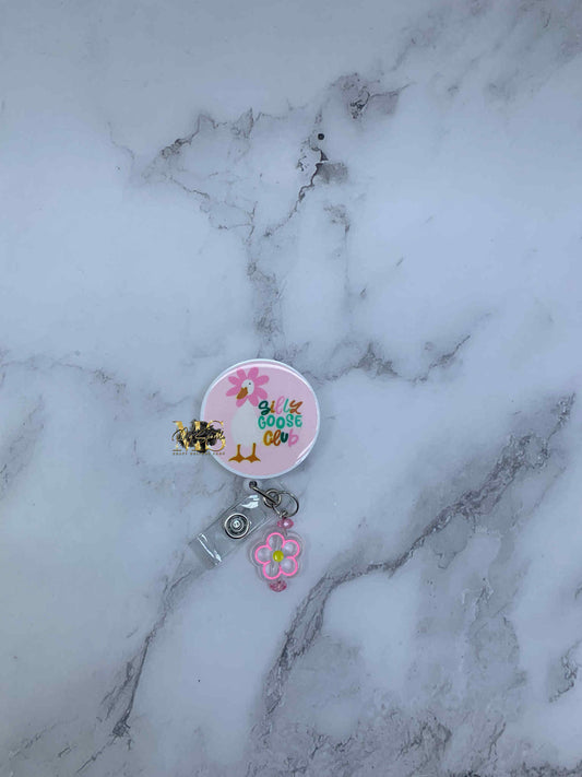 Funny Silly Goose Silly Badge Reel