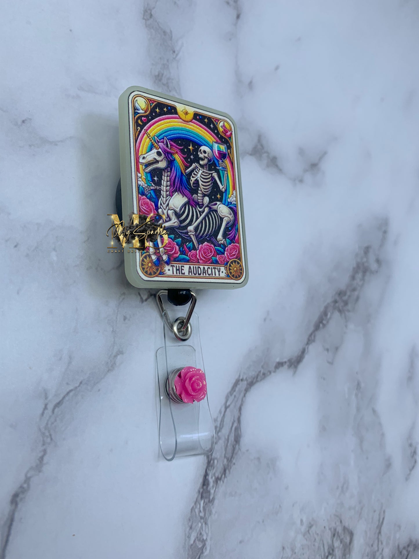 Funny Audacity Tarot Badge Reel