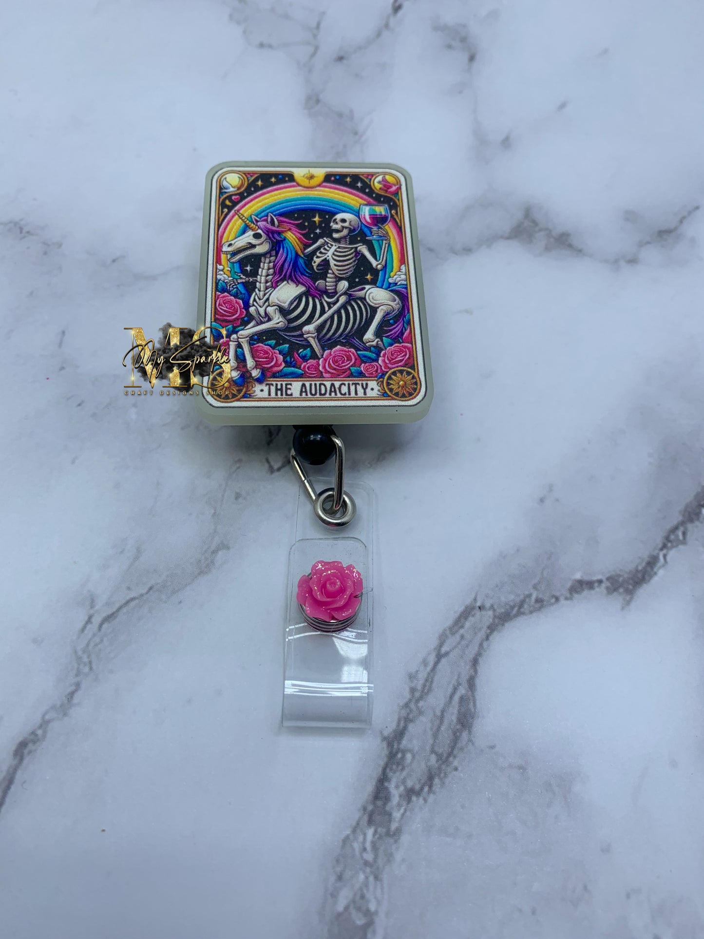 Funny Audacity Tarot Badge Reel