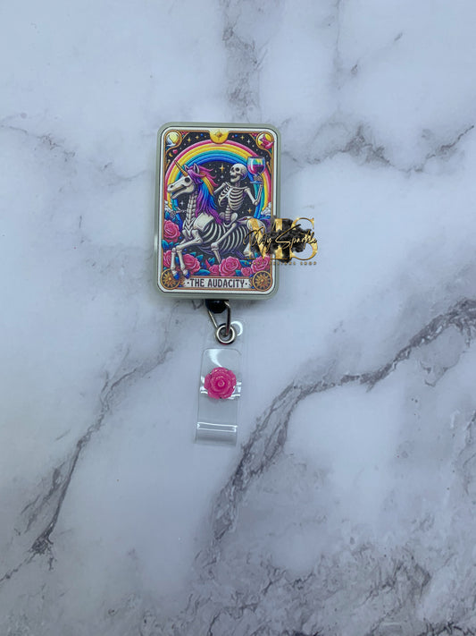 Funny Audacity Tarot Badge Reel