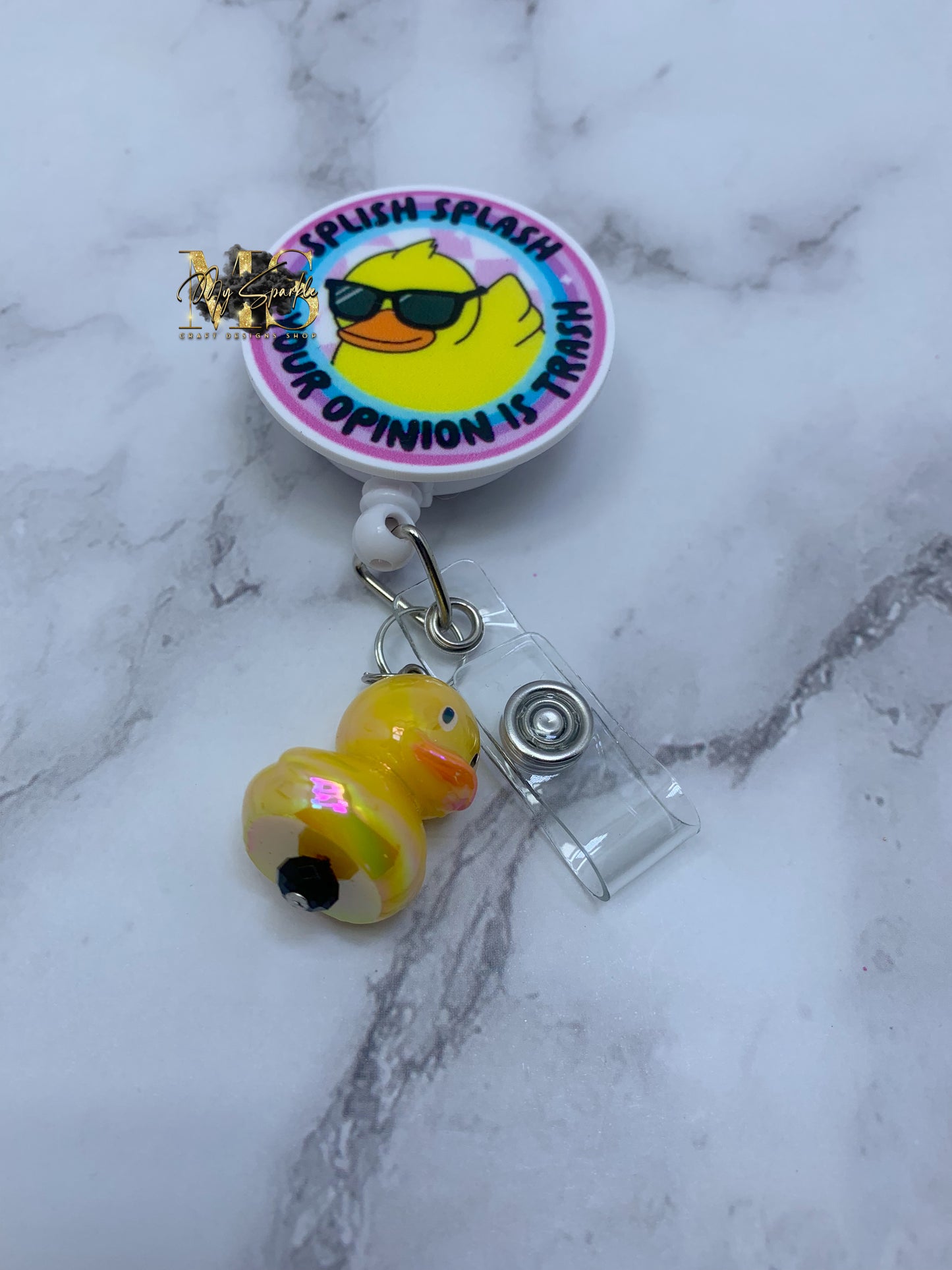 Splish Splash Your Opinion is Trash Badge Reel