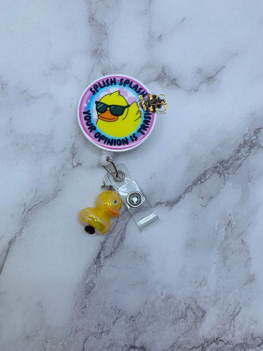 Splish Splash Your Opinion is Trash Badge Reel