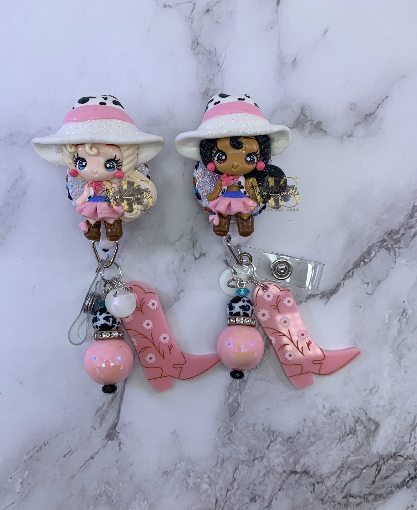Country Girl Clay Badge Reel