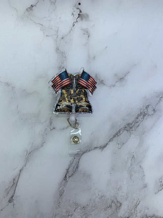 Soldier Boots Badge Reel