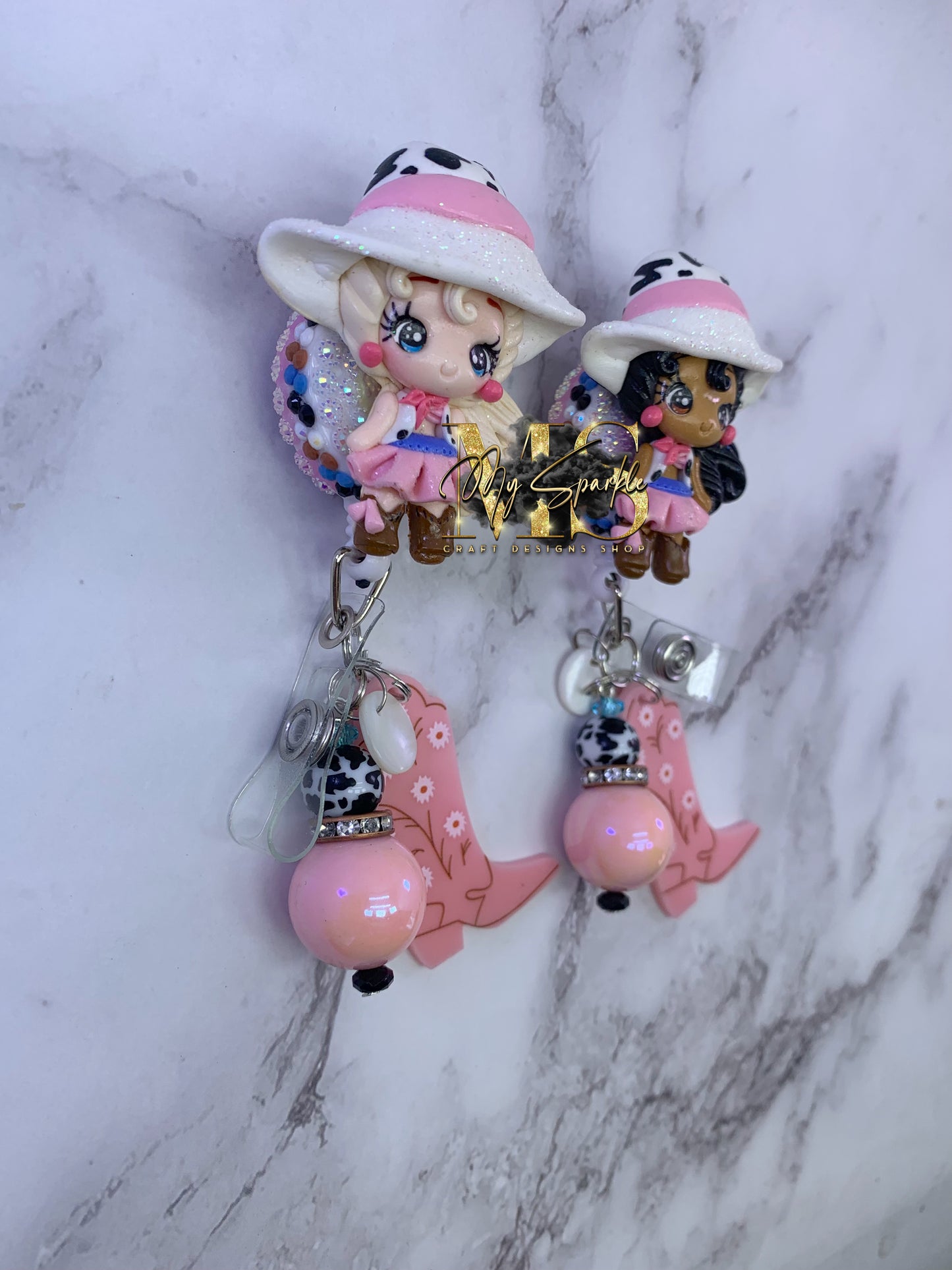 Country Girl Clay Badge Reel