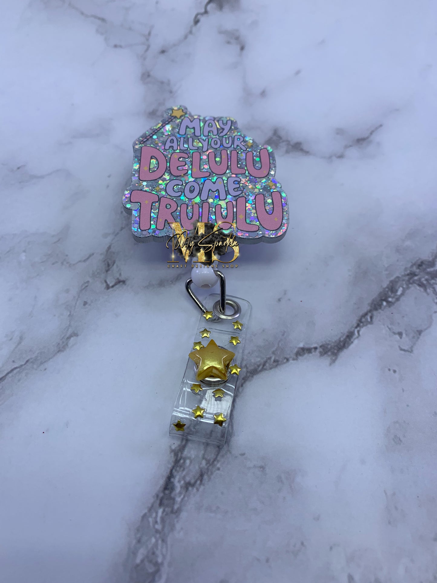 May All Your Delulu Come Trululu Badge Reel