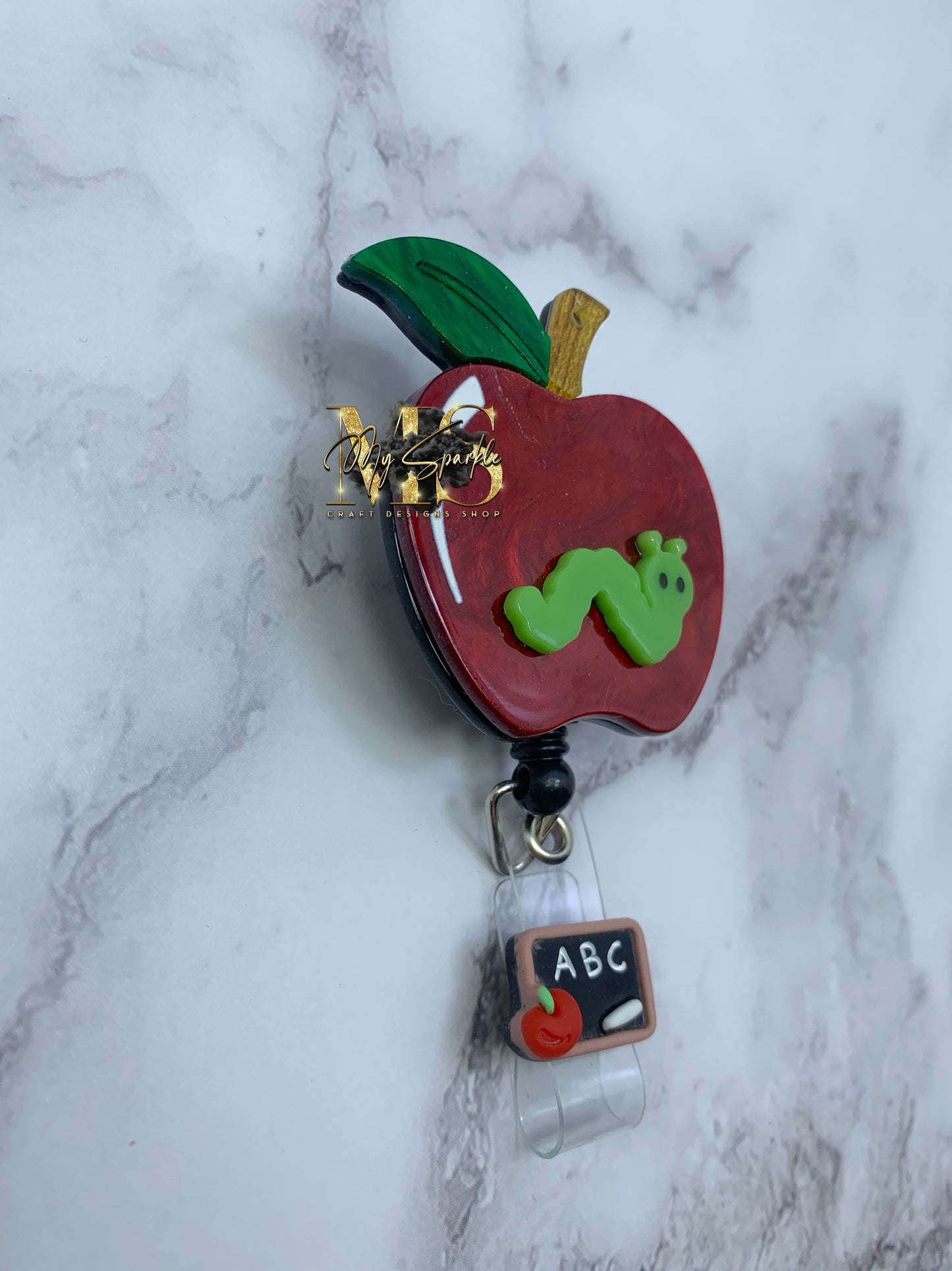 Hungry Caterpillar Apple Badge Reel