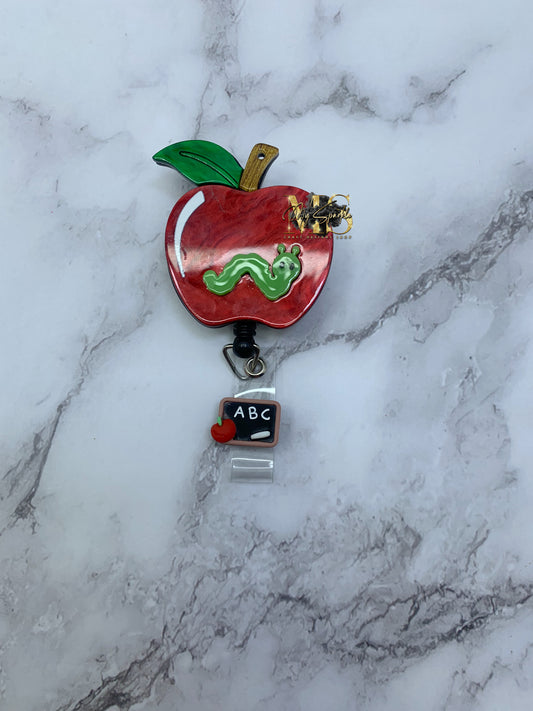 Hungry Caterpillar Apple Badge Reel