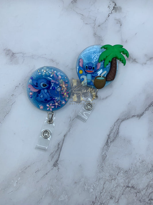 Ohana Blue Alien Badge Reel
