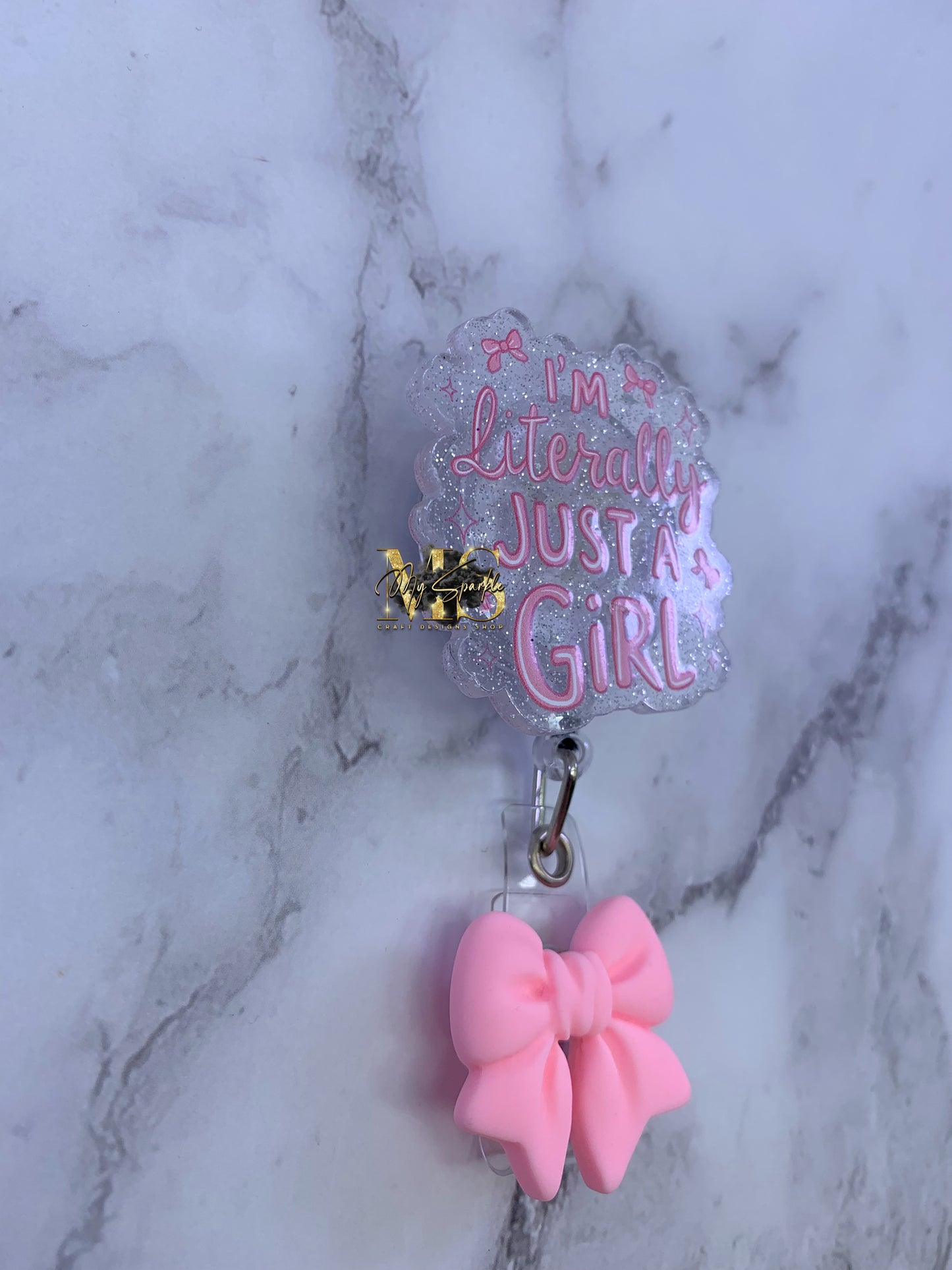 I’m Literally Just A Girl Badge Reel
