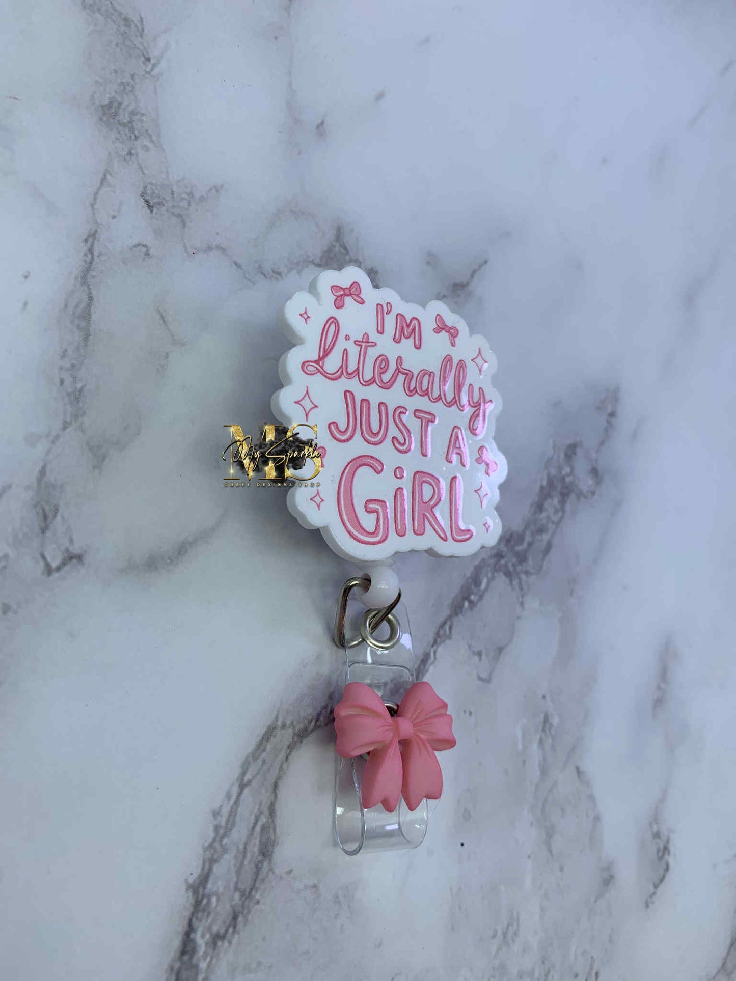 I’m Literally Just A Girl Badge Reel