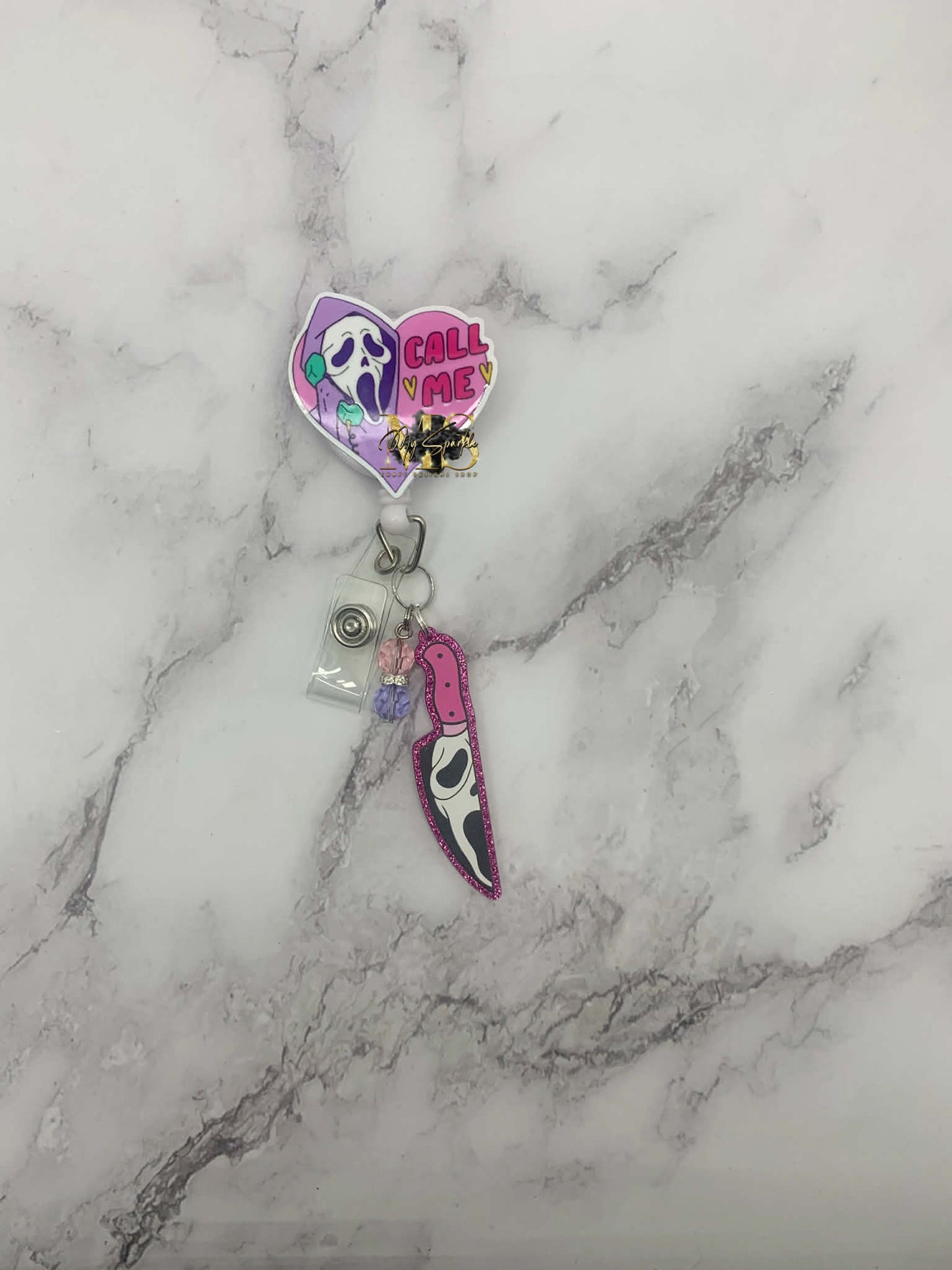 Call Me Ghost Face Badge Reel