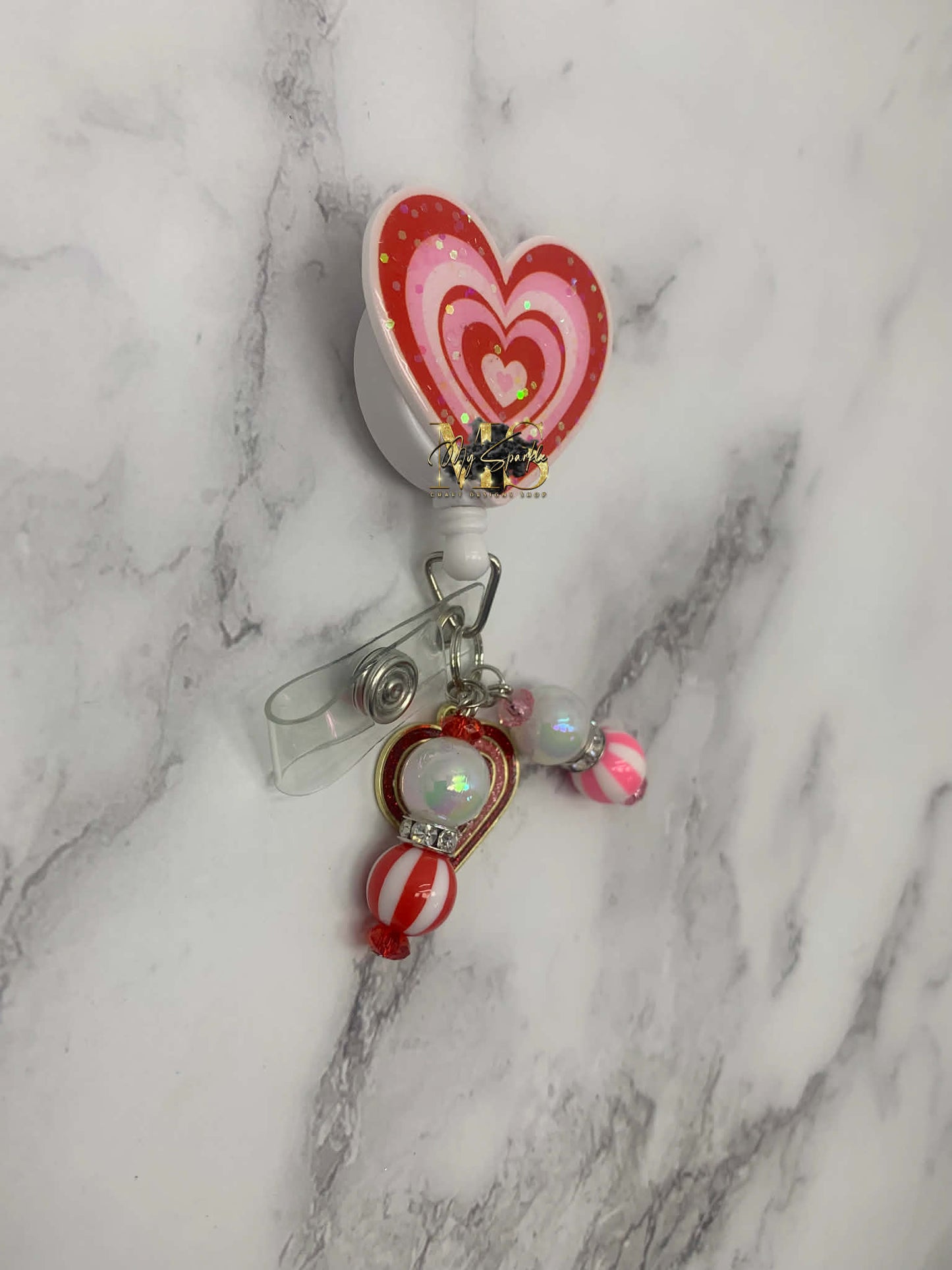 Valentines Heart Badge Reel