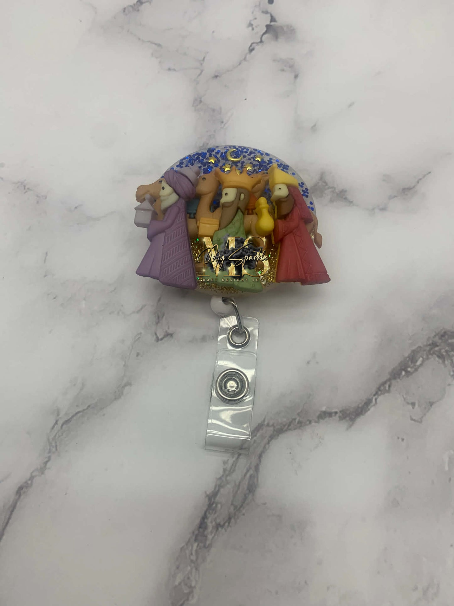 Christmas Three Wise Men Badge Reel
